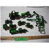 Image 1 : Lot of John Deere Tractors with Trailers.