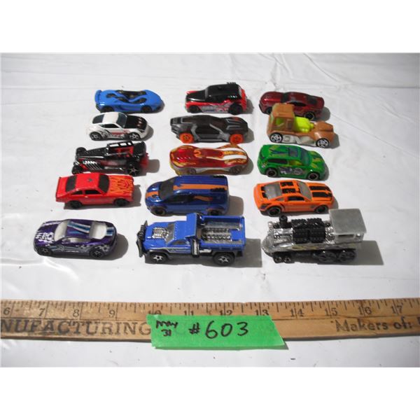 (15) Hot Wheels Cars.