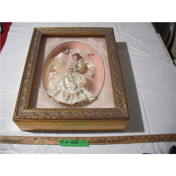 Rare Franklin Mint Flaine - The Gibson Girl's Wedding Remembrance with Certificate. (15" x 19")