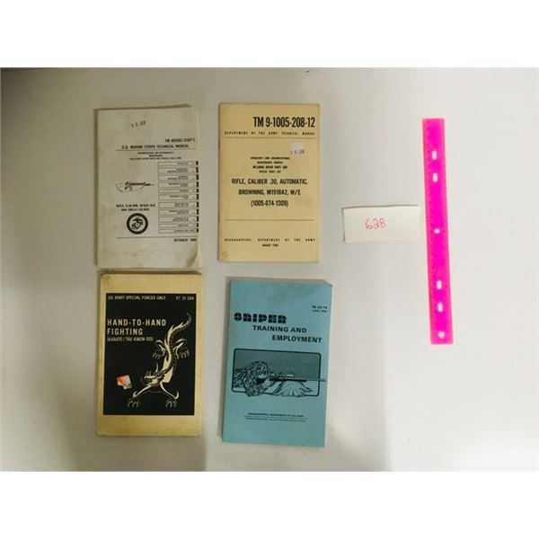 US Military Combat manuals