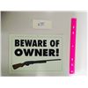 Image 1 : Beware of owner sign