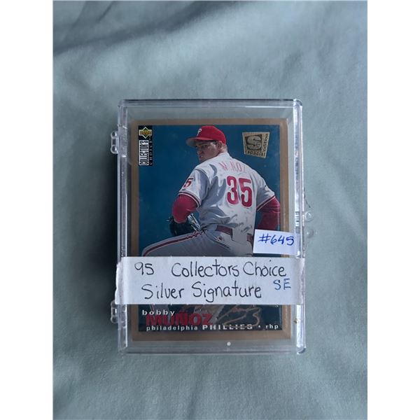 1995 Upper Deck Silver Signature Baseball Cards