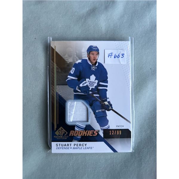 Stuart Percy - Rookie Patch Card