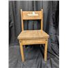 Image 1 : Childs wooden School house chair