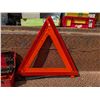 Image 2 : (3) Collapsible Emergency Warning Triangles w/Carry box