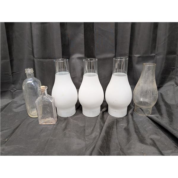Glass Oil Lamp Chimneys