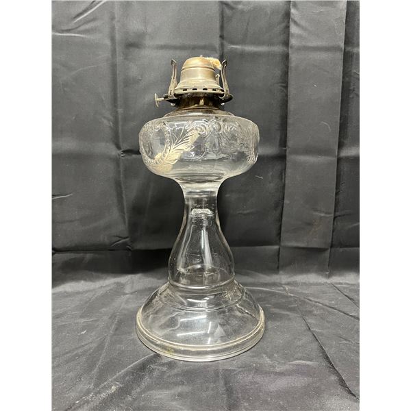lamp base with wick