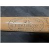 Image 2 : Vintage Genuine Louisville Slugger (Wilson) Baseball Bat 35" Long Cracked Game Used.