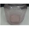 Image 2 : Planters Salted Peanut Pink Depression Glass Jar.