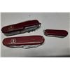 Image 3 : Lot Of Three (3) Swiss Pocket Knives