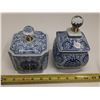 Image 1 : Pair of Porcelain Jars, With Lids
