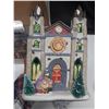 Image 3 : Lite-up Christmas Hand Painted Porcelain Church