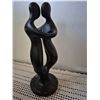Image 1 : Unique All Black Statue of a Man and Woman