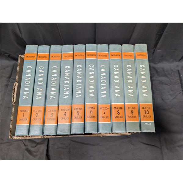 (10) Canadian Encyclopedia Books
