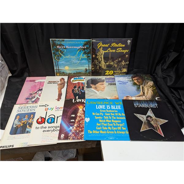 (12) 33RPM Album Records