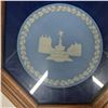 Image 2 : 3 decorative plates in a frame