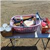 Image 1 : Lot of misc household items, containers, bottles, jars