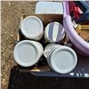 Image 2 : Lot of misc household items, containers, bottles, jars