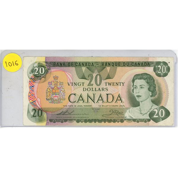 1979 Canadian 20 Dollar.