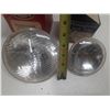 Image 2 : Rotunda Sealed Beam - 12 Volt High Beam - Dual Head Lamp and Westinghouse Auto Lamp.