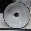 Image 2 : service station light, green enamel, 15" diameter and 12"H