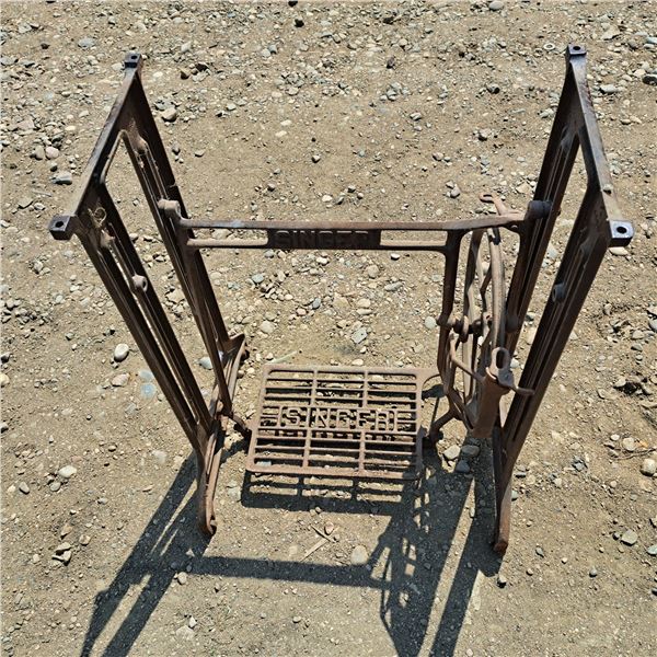 Singer cast iron sewing stand- 28'H