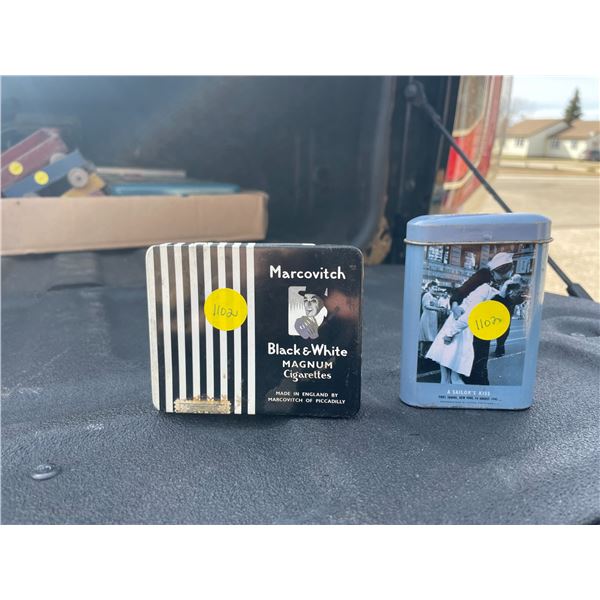 (2) Army Ration Cigarettes