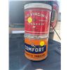 Image 1 : Old Virginia + Comfort Tobacco Cans