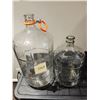 Image 1 : Glass Carboys:  One 5 gallon and One 2 1/2 gallon