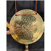 Image 2 : Table gong brass Antique style with mallet