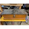 Image 1 : Primitive Wooden tool Chest 32.5"x12"x11.5 Tall