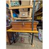 Image 3 : Primitive Wooden tool Chest 32.5"x12"x11.5 Tall