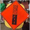 Image 1 : Pavement Ends Sign