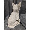 Image 3 : Wolf Pup polyresin Statue 15"x7" (Few chips and missing left eye, but still good)