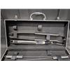 Image 2 : BBQ Set Tongs, Skewers, Etc. w/ Case (All Great Condition)