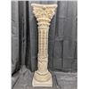 Image 1 : Vintage Scroll Column 8"x28.5" Tall (Chipped, otherwise good)