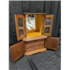 Image 4 : Small Jewelry Dresser And mirror inside 17"x10"/"Roses" No.8 Painting and frame 21"x16"