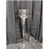 Image 4 : (3) tall Candle glass holders