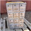 Image 1 : set of 4 Stackable metal mail boxes