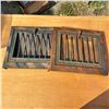 Image 1 : 2 vintage heat register vent covers