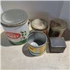 Image 1 : 5 various tins, tobacco , honey