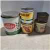 Image 2 : 5 various tins, tobacco , honey