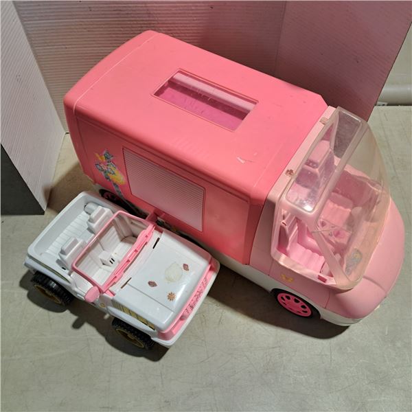 2 barbie kids toy cars