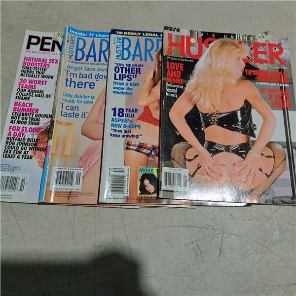 Hustler magazines