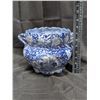 Image 4 : Vintage Bombay Blue and White Chinoiserie Planter (11"x7" Tall)