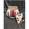 Image 2 : Ukrainian Arts Ceramic Red Cross Stitch Embroidery Lidded Jar
