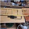 Image 1 : Jack and tire iron and metal ladder- 53" long