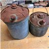 Image 2 : 3 antique oil cans