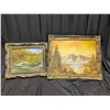 Image 2 : Lot of Paintings (Outdoor, Lakes, Forests, Mountains, etc.)