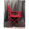 Image 3 : (2) Ozark Trail Deluxe Folding Chairs (Red and Green) w/ Carrying Bags